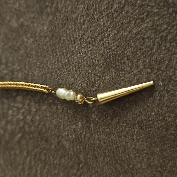 VTG Mismatched Extra Long Etruscan Style Dangle Post Whimsy Earrings - Picture 5 of 7